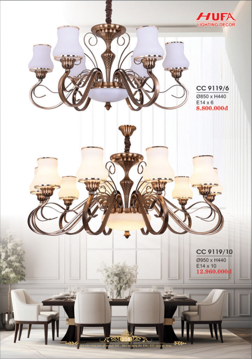 Bảng giá đèn trang trí HUFA